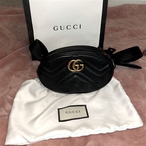 gucci fur fanny pack|authentic Gucci fanny pack.